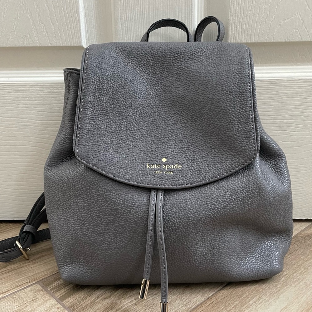 Kate Spade Grey Backpack